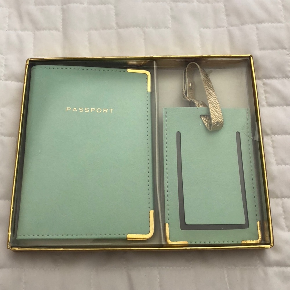 Passport and luggage card holder